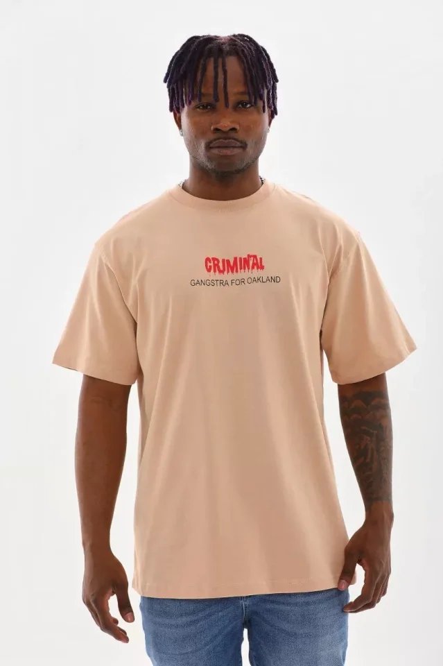 Unisex Baskılı Oversize T-Shirt