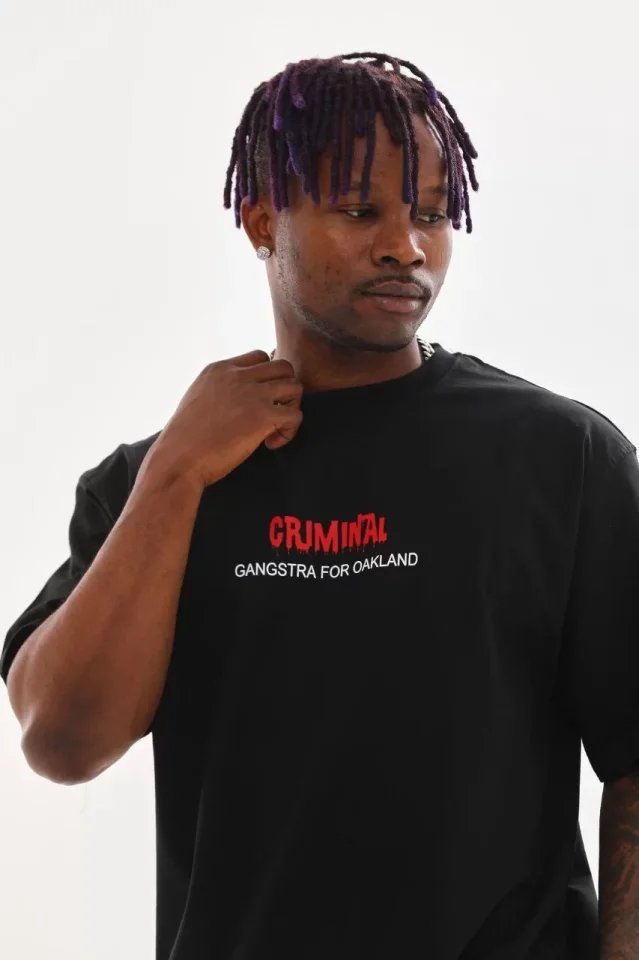 Unisex Baskılı Oversize T-Shirt