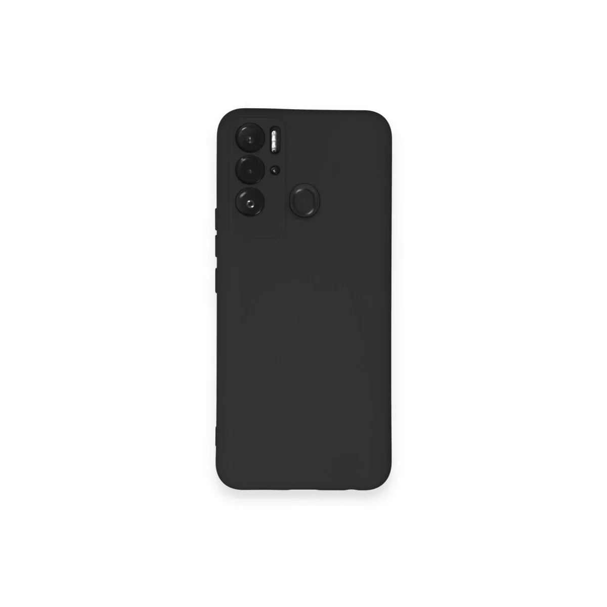 Tecno Pova Neo Kılıf Nano İçi Kadife Silikon - Siyah