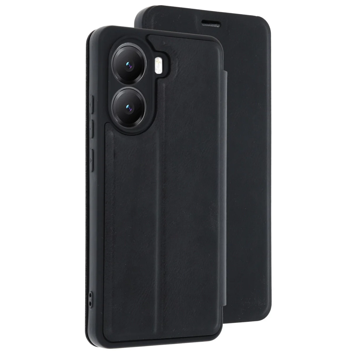 Xiaomi Poco X7 Pro Kılıf Flip Cover - Siyah