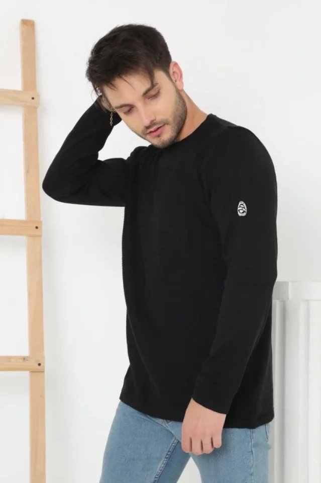 Erkek Biskilet Yaka Kolu Armalı