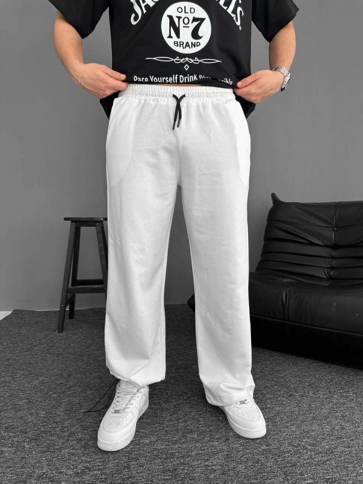 İki İplik Kumaş Baggy Alt Esofman