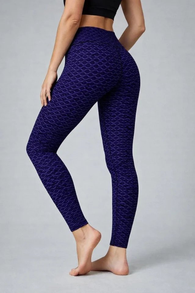 Yüksek Bel Toparlayıcı Likralı Büzgülü Tayt