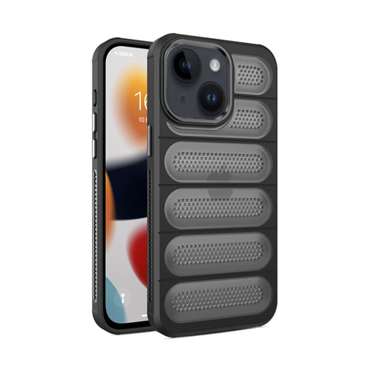 İphone 14 Kılıf Airmax Silikon Kapak - Siyah