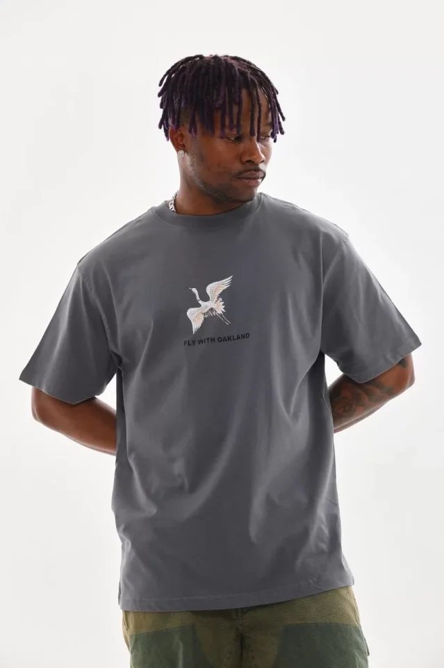 Unisex Baskılı Oversize T-Shirt