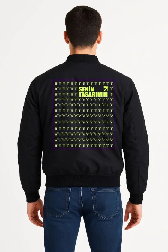 Arka Bomber Ceket