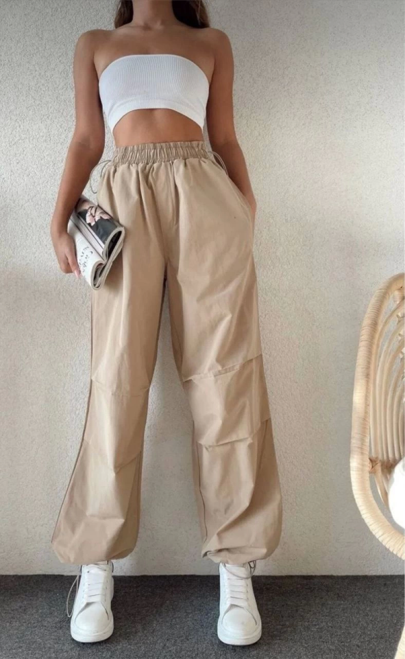 Cepli Paraşut Pantalon