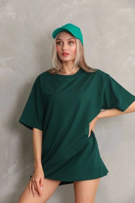 Regular Fit Tişört Bisiklet Yaka Yazlık Kısa Kol Basıc T-Shirt