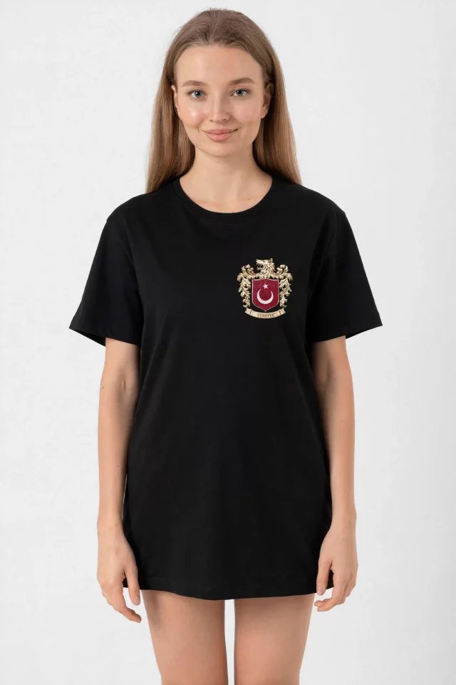 Türk Arma Baskı T-shirt