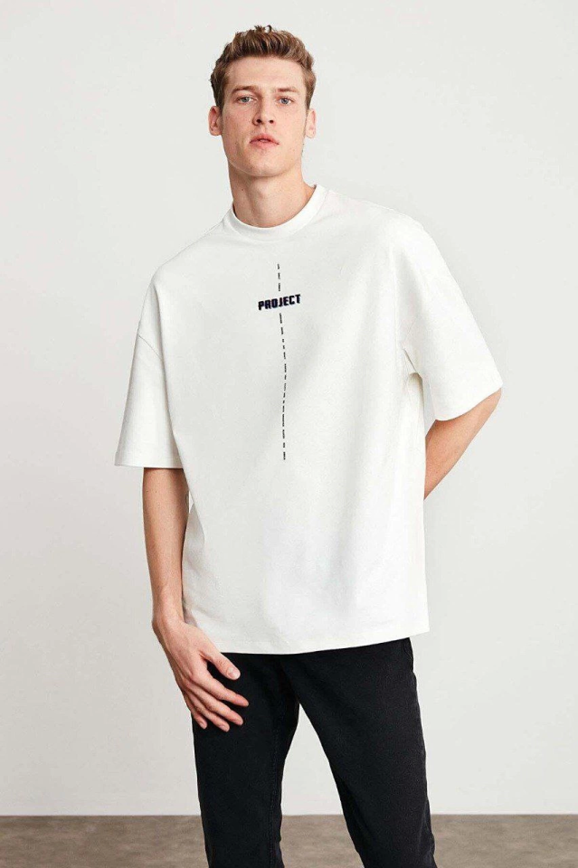 Unisex Baskılı Oversize T-Shirt