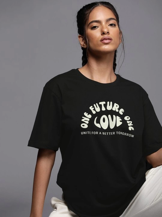 Baskılı Oversize T-shirt