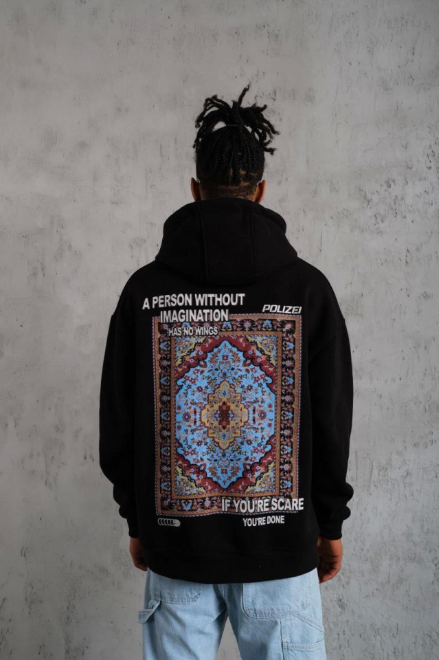 Erkek Kilim Desen Kapüşonlu