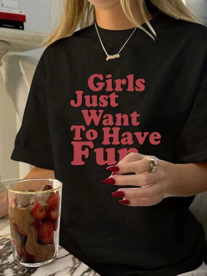 Baskılı Oversize T-shirt