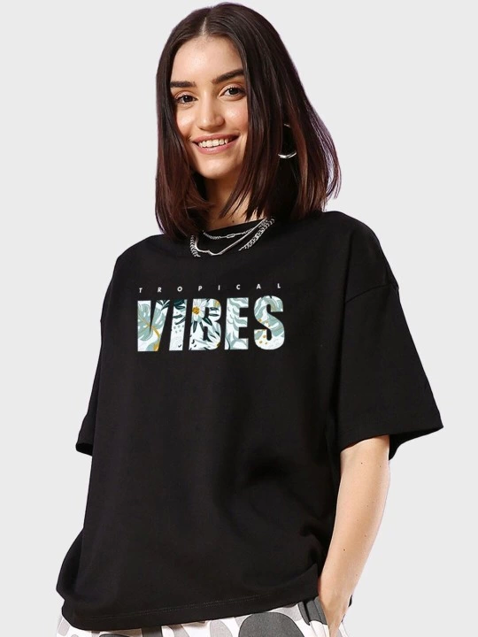 Baskılı Oversize T-shirt