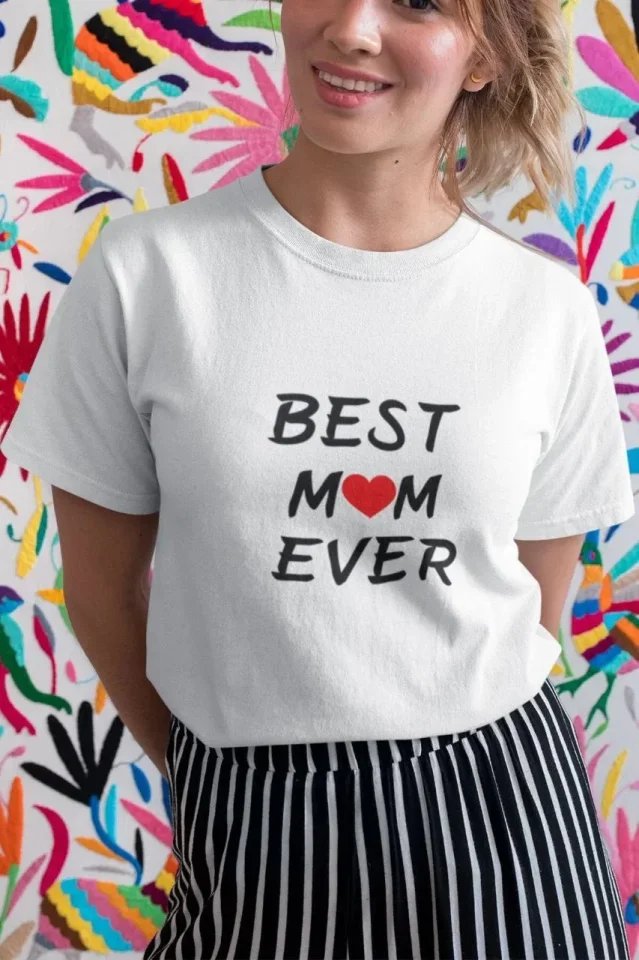 Unisex Bisiklet Yaka Baskılı Oversize T-Shirt