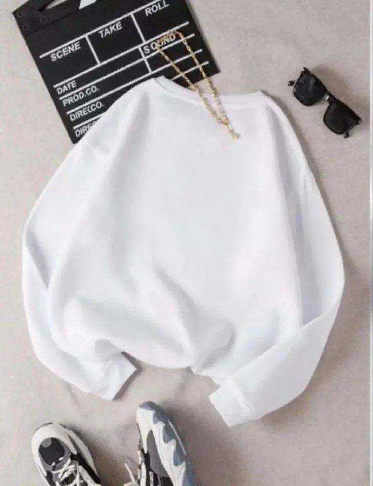 Üç İplik Biskilet Yaka Basic SweatShirt