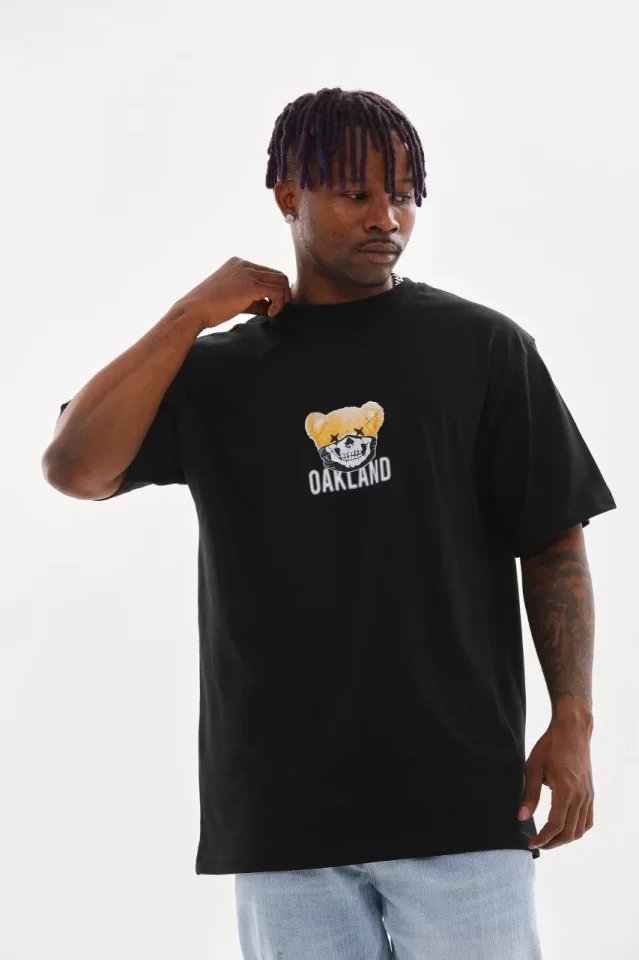 Unisex Baskılı Oversize T-Shirt
